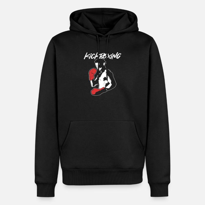 Kickboxing Kickboxer - Sweat à capuche Premium bio Homme - noir