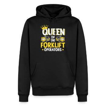Forklift Driver Forklift Operator - Men’s Premium Organic Hoodie - black - Front - Nico (187cm)