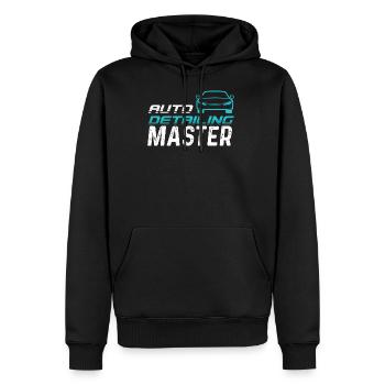Auto-Detailing moteurs Maître Auto-Poliere mobile - Sweat à capuche Premium bio Homme - noir - Devant - Nico (187cm)