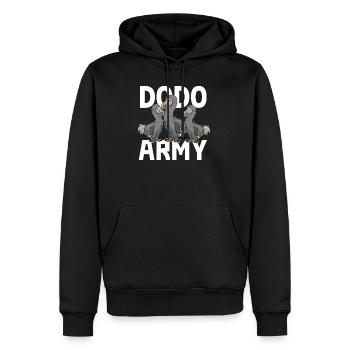 Dodo Army Extinct Flightless Bird Lovers - Männer Premium Bio Hoodie - Schwarz - Vorne - Nico (187cm)