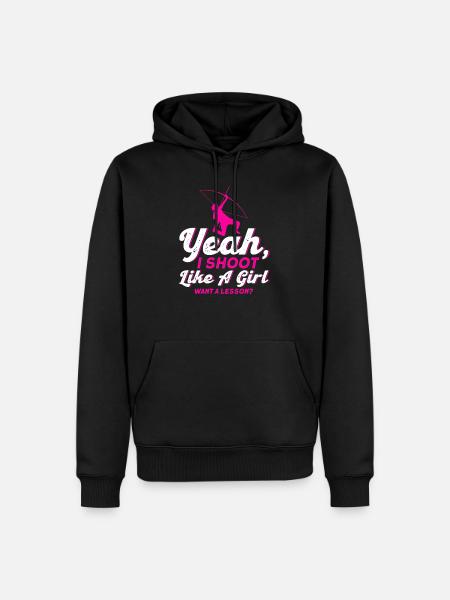 Archery Arrow Archer Archery - Men’s Premium Organic Hoodie - black