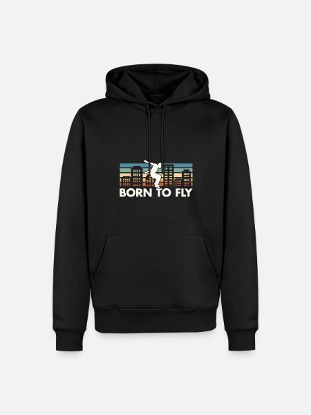 Parkour Freerunning Traceur - Männer Premium Bio Hoodie - Schwarz