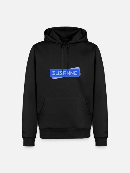 Gift for Susanne - Men’s Premium Organic Hoodie - black