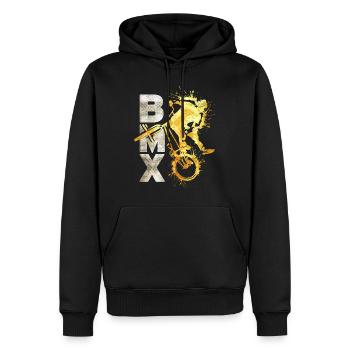 BMX - Bmx - bmx - Fahrrad - BMX Bike - Men’s Premium Organic Hoodie - black - Front - Nico (187cm)