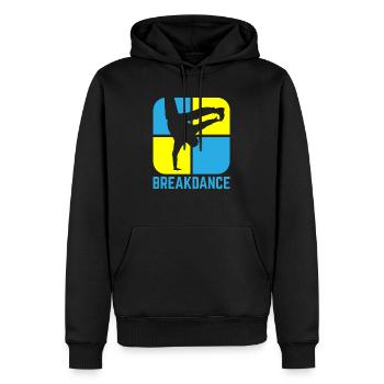 Breakdance B-Boy Streetdance Design Hip Hop Dance - Männer Premium Bio Hoodie - Schwarz - Vorne - Nico (187cm)