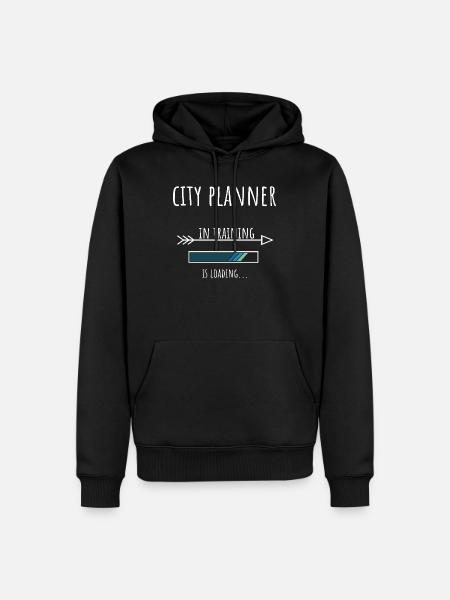 City Planner Gift Profession Education - Men’s Premium Organic Hoodie - black