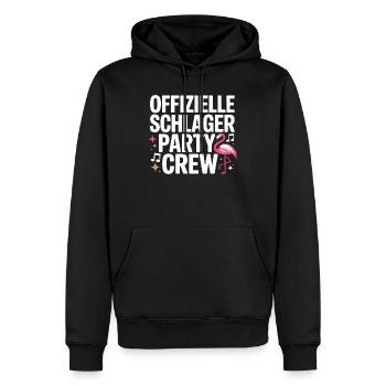 Schlager Party Crew Mallorca Flamingo JGA Malle - Männer Premium Bio Hoodie - Schwarz - Vorne - Nico (187cm)