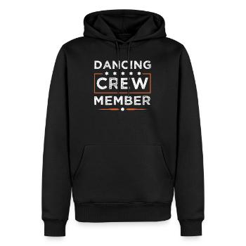 Dancing Crew - Männer Premium Bio Hoodie - Schwarz - Vorne - Nico (187cm)