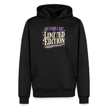 Eds-bewusstsein Ehlers-danlos Zebra-krieger - Männer Premium Bio Hoodie - Schwarz - Vorne - Nico (187cm)