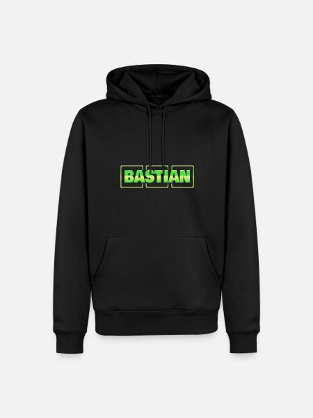 Wedding ring Bastian - Men’s Premium Organic Hoodie - black
