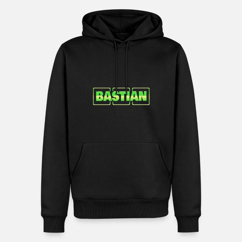Ehering Bastian - Männer Premium Bio Hoodie - Schwarz