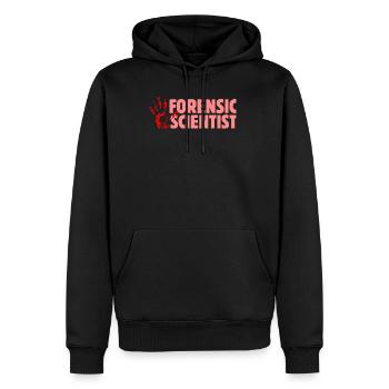 Kriminologe Kriminaltechniker Ermittler Detektiv - Männer Premium Bio Hoodie - Schwarz - Vorne - Nico (187cm)
