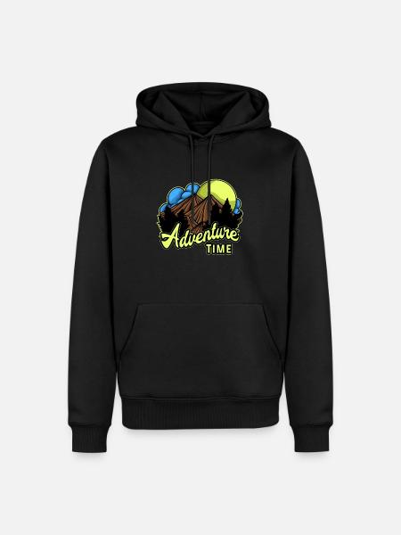 Aventure - Aventure - Sweat à capuche Premium bio Homme - noir