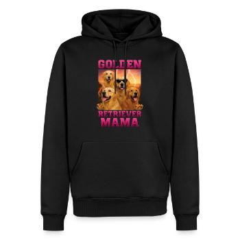 Golden Retriever - Männer Premium Bio Hoodie - Schwarz - Vorne - Nico (187cm)