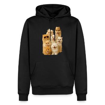 Persisch - Männer Premium Bio Hoodie - Schwarz - Vorne - Nico (187cm)