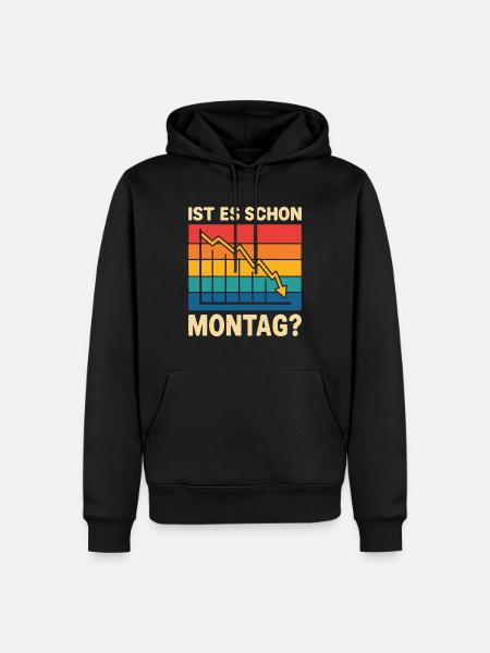 Shares Pension Dividend Stock Exchange - Men’s Premium Organic Hoodie - black