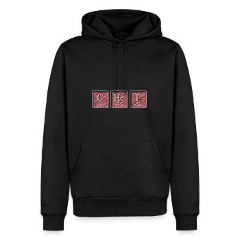 Kohlenstoffheliumfluor. Küchenmanager Geschenk - Männer Premium Bio Hoodie - Schwarz - Vorne - Nico (187cm)