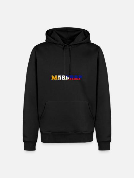 Masarap. Food critic poison - Men’s Premium Organic Hoodie - black