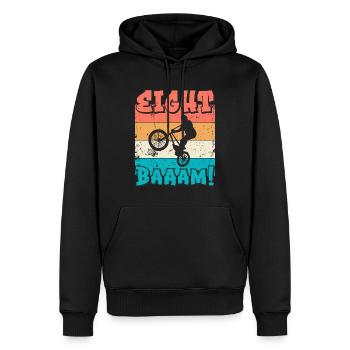 8 Geburtstag Bmx 8 Jahre Geschenk - Männer Premium Bio Hoodie - Schwarz - Vorne - Nico (187cm)