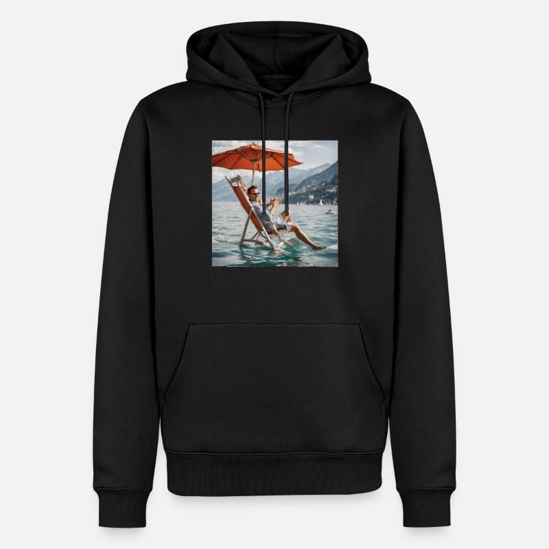 renko - Männer Premium Bio Hoodie - Schwarz