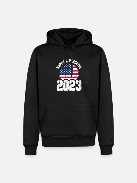 Freedom for All Humanity - Men’s Premium Organic Hoodie - black