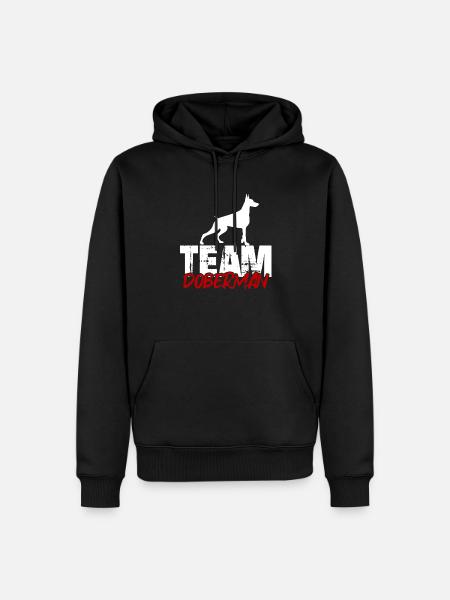 Team Dobermann - Men’s Premium Organic Hoodie - black