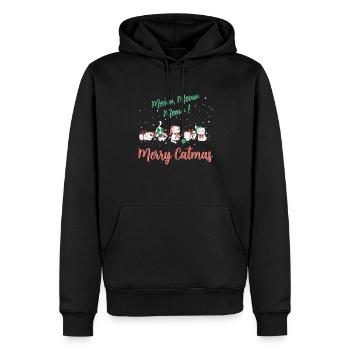 Pyjamas Christmas - Men’s Premium Organic Hoodie - black - Front - Nico (187cm)