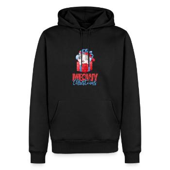 Pyjamas Christmas - Men’s Premium Organic Hoodie - black - Front - Nico (187cm)