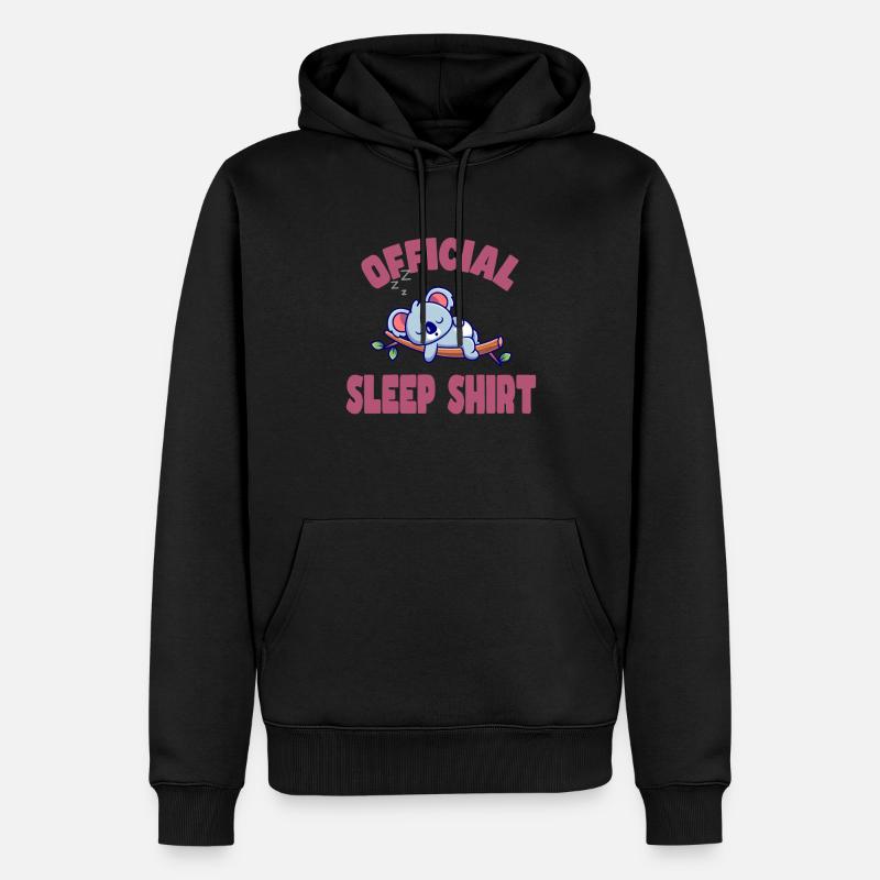 Bonne nuit - Sweat à capuche Premium bio Homme - noir