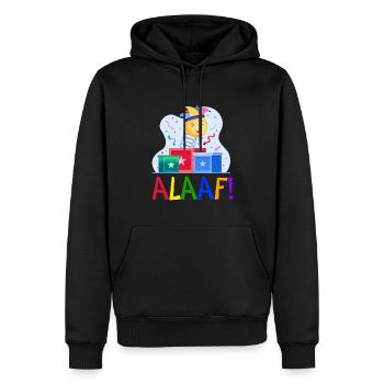 Karneval Kostüm Kölle Alaaf Köln - Männer Premium Bio Hoodie - Schwarz - Vorne - Nico (187cm)