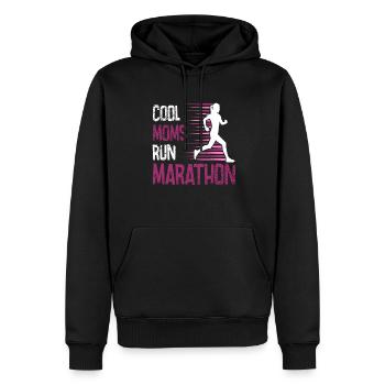 Laufen Sie 26,2 Meilen Marathon Herausforderung - Männer Premium Bio Hoodie - Schwarz - Vorne - Nico (187cm)