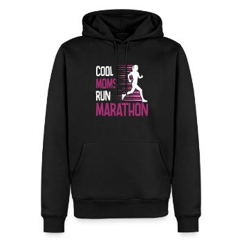 Laufen Sie 26,2 Meilen Marathon Herausforderung - Männer Premium Bio Hoodie - Schwarz - Vorne - Nico (187cm)