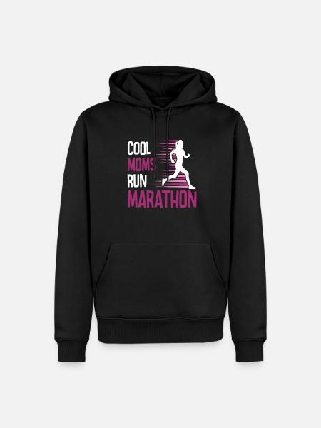 Run 26.2 mile marathon challenge - Men’s Premium Organic Hoodie - black