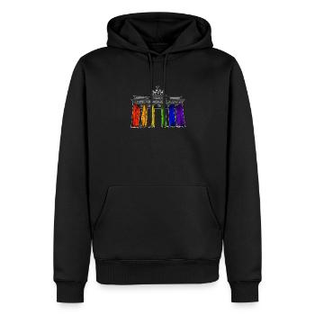 Pride Berlin - Männer Premium Bio Hoodie - Schwarz - Vorne - Nico (187cm)