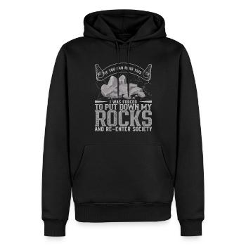 Geologiestudent Geologe Geologie Student - Männer Premium Bio Hoodie - Schwarz - Vorne - Nico (187cm)