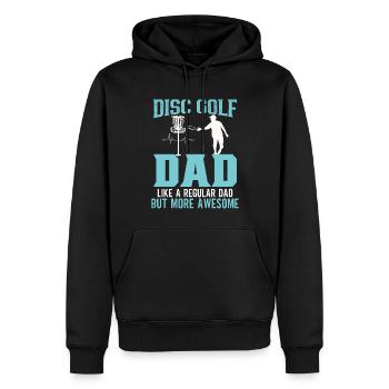 Frisbee Player Disc Golf Frisbee Competition - Sweat à capuche Premium bio Homme - noir - Devant - Nico (187cm)