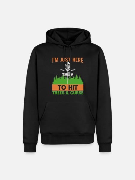 Disc Golf Player Frisbee Player - Men’s Premium Organic Hoodie - black