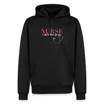 Nationaler Tag der Krankenschwestern. - Männer Premium Bio Hoodie - Schwarz - Vorne - Nico (187cm)