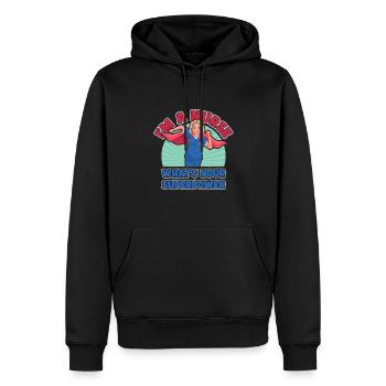 Nationaler Tag der Krankenschwestern. - Männer Premium Bio Hoodie - Schwarz - Vorne - Nico (187cm)