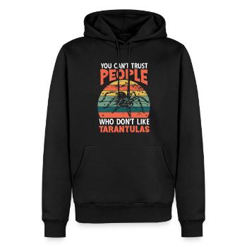 Vogelspinne - Männer Premium Bio Hoodie - Schwarz - Vorne - Nico (187cm)