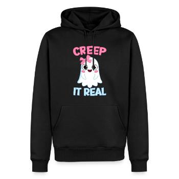 Costume d’Halloween Fête d’Halloween - Sweat à capuche Premium bio Homme - noir - Devant - Nico (187cm)