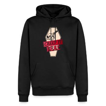 Costume d’Halloween Fête d’Halloween - Sweat à capuche Premium bio Homme - noir - Devant - Nico (187cm)