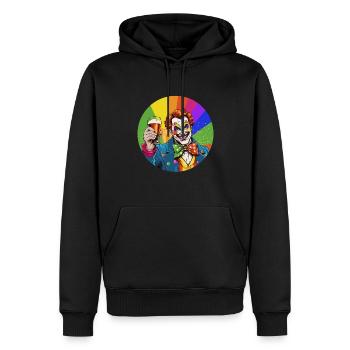 Carnaval Kölle Alaaf escalade Chant, Danse Cologne - Sweat à capuche Premium bio Homme - noir - Devant - Nico (187cm)
