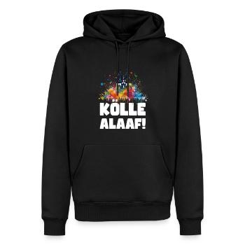 Cologne Kölle Carnaval Gebützt Kölle Alaaf Jeck Party - Sweat à capuche Premium bio Homme - noir - Devant - Nico (187cm)