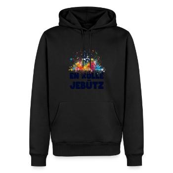 Cologne Kölle Carnaval Gebützt Kölle Alaaf Jeck Party - Sweat à capuche Premium bio Homme - noir - Devant - Nico (187cm)