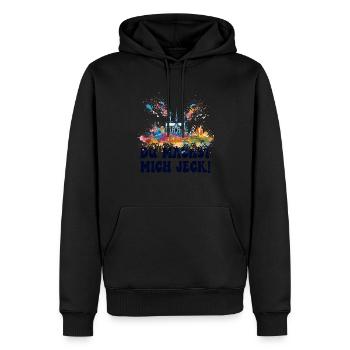 Cologne Kölle Carnaval Gebützt Kölle Alaaf Jeck Party - Sweat à capuche Premium bio Homme - noir - Devant - Nico (187cm)
