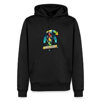 Politische Unzufriedenheit gegenüber Ampel Politik - Männer Premium Bio Hoodie - Schwarz - Vorne - Nico (187cm)