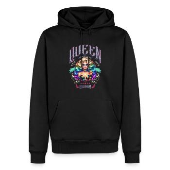 Reine du groove de la fierté LGBTQ+ - Sweat à capuche Premium bio Homme - noir - Devant - Nico (187cm)