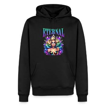 Eternal LGBTQ+ Pride and Glamour - Men’s Premium Organic Hoodie - black - Front - Nico (187cm)