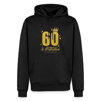 Vintage 1964 Geboren Limitierte Auflage - Männer Premium Bio Hoodie - Schwarz - Vorne - Nico (187cm)